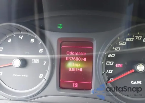 2008 Pontiac G8 Gt из США, поврежденный, VIN 6G2EC57Y88L128543